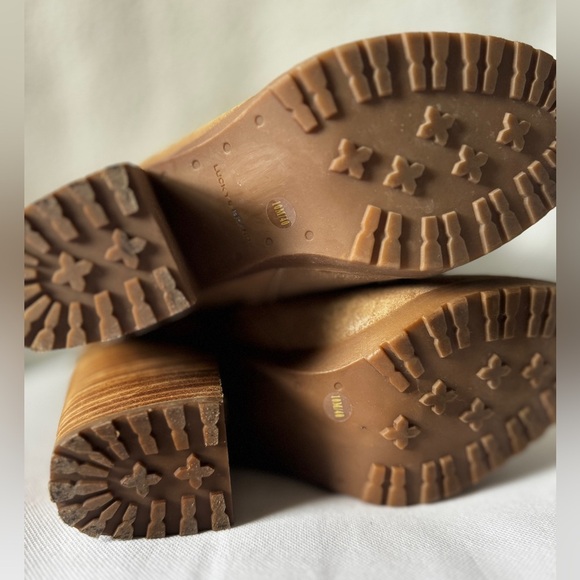 Lucky Brand Size 10 Women’s Leather Tan Heeled Booties. - Picture 11 of 16